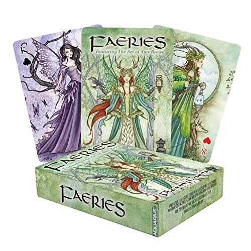 AQUARIUS Amy Brown Faeries Playing Cards – Faeries Themed Deck of Card for Your Favorite Card Gamew - Officially Licensed Amy Brown Faeries Merchandise & Collectibles von AQUARIUS