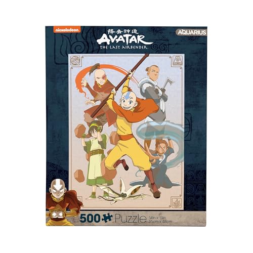 AQUARIUS Avatar The Last Airbender Puzzle (500 Piece Jigsaw Puzzle) - Glare Free - Precision Fit - Virtually No Puzzle Dust - Officially Licensed Avatar The Last Airbender Collectibles - 14x19 Inches von AQUARIUS