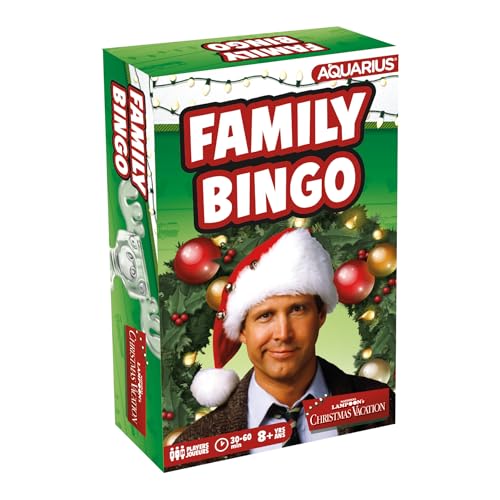 AQUARIUS Christmas Vacation Family Bingo – lustiges Familienparty-Spiel für Kinder, Jugendliche und Erwachsene – unterhaltsames Spieleabendgeschenk – offiziell lizenziertes AQUARIUS Christmas Vacation Family Bingo – lustiges Familienparty-Spiel für Kinder, Jugendliche und Erwachsene – unterhaltsames Spieleabendgeschenk – offiziell lizenziertes von AQUARIUS