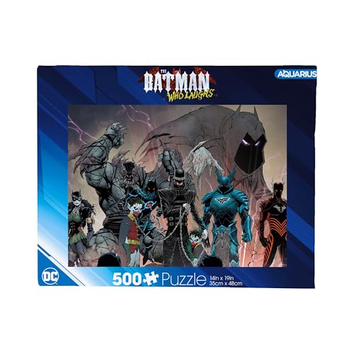AQUARIUS DC Comics Batman Who Lacht Puzzle (500 Teile) - Blendung Gratis - Präzision - Praktisch No Puzzle Staub - Offiziell Lizenziert Merchandise & Collectibles - 14 x 19 Inches von AQUARIUS