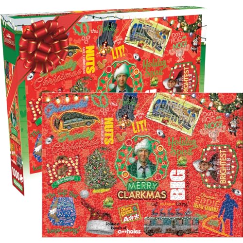 AQUARIUS Geschenkpapier für Weihnachtsferien, 1000-teiliges Puzzle (1000-teiliges Puzzle), blendfrei, präzise Passform, offizielles Lizenzprodukt und Sammlerstücke, 55,9 x 71,1 cm von AQUARIUS