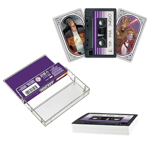 AQUARIUS Guardians of The Galaxy Kassettenspielkarten - Comic-Kartendeck f r Ihre Lieblingskartenspiele - Offiziell lizenzierte Guardians of The Galaxy Merchandise & Sammlerst cke von AQUARIUS