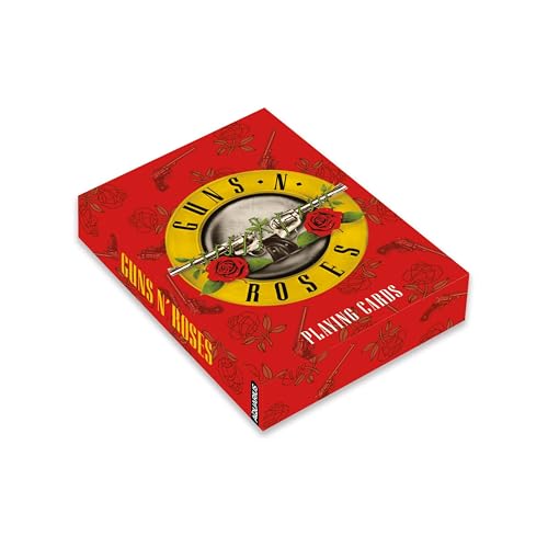 AQUARIUS Guns N' Roses Spielkarten – Guns N' Roses Themed Deck of Cards for Your Favorite Card Games – Offiziell lizenzierte Guns N' Roses Merchandise & Sammlerstücke von AQUARIUS