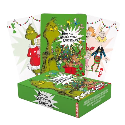 AQUARIUS How The Grinch Stole Christmas Dr.Seuss Set Of 52 Playing Cards + Joker AQUARIUS How The Grinch Stole Christmas Dr.Seuss Set Of 52 Playing Cards + Joker von AQUARIUS