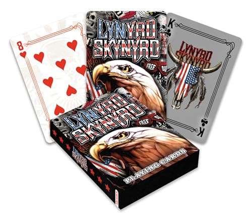 AQUARIUS Lynyrd Skynyrd Spielkarten – Lynyrd Skynyrd Themed Deck of Cards for Your Favorite Card Games - Officially Licensed Lynyrd Skynyrd Merchandise & Collectibles von AQUARIUS