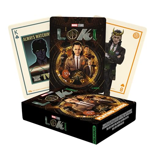 AQUARIUS Marvel Comics Loki Spielkarten - Loki Themed Deck of Cards for Your Favorite Card Games - Officially Licensed Marvel Comics Merchandise & Collectibles von AQUARIUS