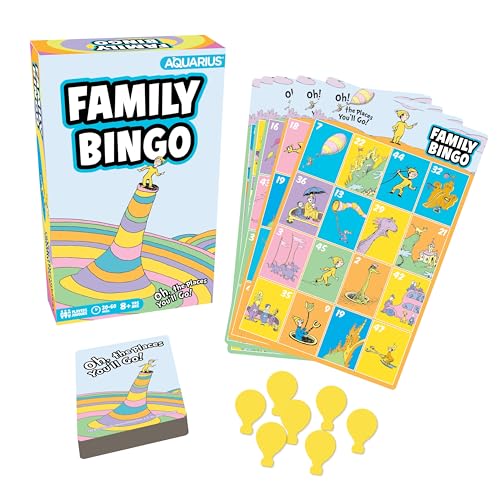 AQUARIUS Oh, The Places You'll Go! Familien-Bingo-Spiel – lustiges Familienparty-Spiel für Kinder, Jugendliche und Erwachsene – unterhaltsames Geschenk zum Spieleabend – offizielles Lizenzprodukt AQUARIUS Oh, The Places You'll Go! Familien-Bingo-Spiel – lustiges Familienparty-Spiel für Kinder, Jugendliche und Erwachsene – unterhaltsames Geschenk zum Spieleabend – offizielles Lizenzprodukt von AQUARIUS