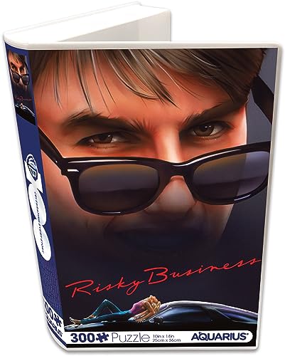 AQUARIUS Risky Business Movie Art Vuzzle (300-teiliges Puzzle) – blendfrei – präzise Passform – offiziell lizenziertes Risky Business Movie Merchandise & Sammlerstücke – 21,6 x 29,2 cm von AQUARIUS