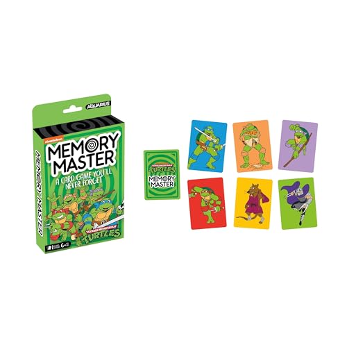 AQUARIUS Teenage Mutant Ninja Turtles Memory Master Kartenspiel – lustiges Familienpartyspiel für Kinder, Jugendliche und Erwachsene – unterhaltsames Spieleabendgeschenk – Offizielles TMNT Merchandise AQUARIUS Teenage Mutant Ninja Turtles Memory Master Kartenspiel – lustiges Familienpartyspiel für Kinder, Jugendliche und Erwachsene – unterhaltsames Spieleabendgeschenk – Offizielles TMNT Merchandise von AQUARIUS