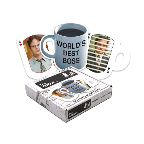AQUARIUS The Office Shaped Playing Cards - The Office Shaped Deck of Cards for Your Favorite Card Games - Officially Licensed The Office Merchandise & Collectibles AQUARIUS The Office Shaped Playing Cards - The Office Shaped Deck of Cards for Your Favorite Card Games - Officially Licensed The Office Merchandise & Collectibles von AQUARIUS
