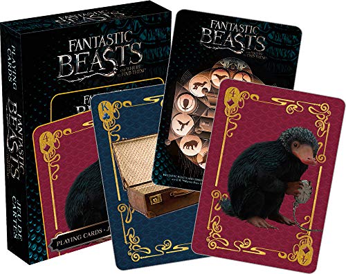Aquarius 52526 Fantastic Beasts- Creatures Playing Cards Multi-Colored, 3" von AQUARIUS