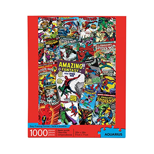 Aquarius 65349 Marvel Spider-Man Collage 1000 pc Puzzle, Multicolor von AQUARIUS