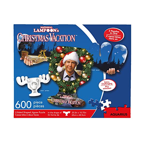 Aquarius Christmas Vacation Moose Mug & Collage 2 Sided 600 Pc Diecut Jigsaw Puzzle Aquarius Christmas Vacation Moose Mug & Collage 2 Sided 600 Pc Diecut Jigsaw Puzzle von AQUARIUS