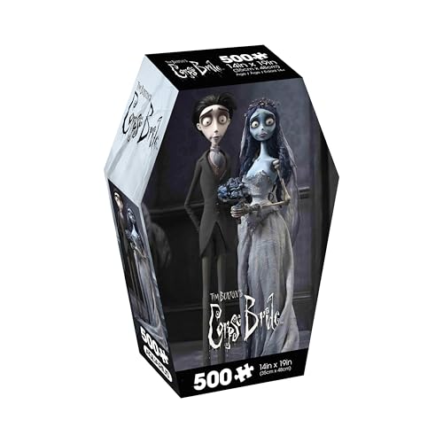 Aquarius Corpse Bride 500-teiliges Puzzle (500-teiliges Puzzle), blendfrei, präzise Passform, offiziell Lizenziertes Corpse Bride Movie Merchandise & Sammlerstücke, 35,6 x 48,3 cm von AQUARIUS