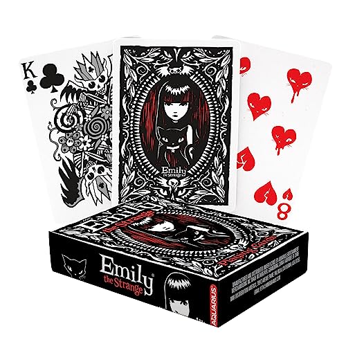 Aquarius Emily The Strange Playing Cards - Emily The Strange Themed Deck of Cards for Your Favorite Card Games - Officially Licensed Emily The Strange Merchandise & Collectibles von AQUARIUS