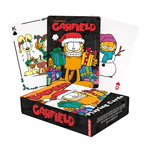 Aquarius Garfield Christmas Playing Cards - Garfield Christmas Themed Deck of Cards for Your Favorite Card Games - Officially Licensed Garfield Merchandise & Collectibles von AQUARIUS
