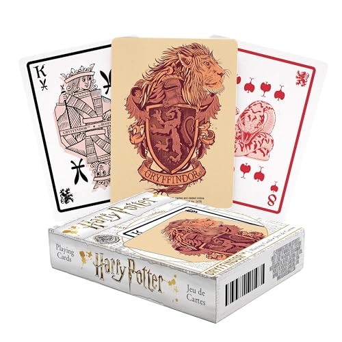 Aquarius Harry Potter Spielkarten Gryffindor, Mehrfarbig, 52439 von AQUARIUS