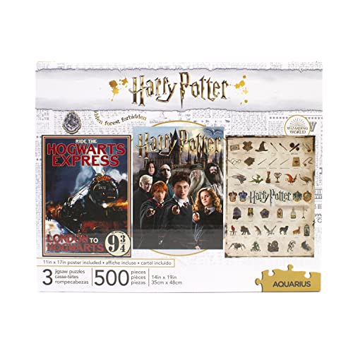 Aquarius Set von 3 Puzzles, jedes enthalt 5000 Teile Harry Potter Puzzle Aquarius Set von 3 Puzzles, jedes enthalt 5000 Teile Harry Potter Puzzle von AQUARIUS