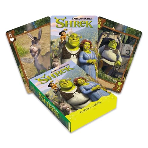 Aquarius Shrek-Spielkarten – Kartendeck mit Shrek-Design für Ihre Lieblingskartenspiele – Offiziell lizenzierte Shrek-Merchandise-Artikel und Sammlerstücke von AQUARIUS