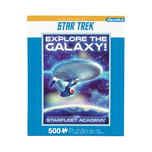Aquarius Star Trek Reise Puzzle (500 Teile Puzzle) - Glanz Gratis - Präzision Für - Praktisch Nicht Puzzle Staub - Offiziell Lizenziert Collectibles - 14x19 Inches, 62293 von AQUARIUS