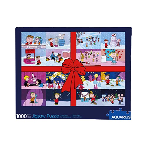 Charlie Brown Christmas Present 1000 Pc Jigsaw Puzzle Charlie Brown Christmas Present 1000 Pc Jigsaw Puzzle von AQUARIUS