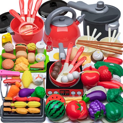 AQXONG Küchenzubehör für Kinder, Kinder Koch Rollen Spielspielzeug, küchenspielzeug mit Töpfen und Pfannen, Das Backspielzeugset für Kinder ist für Jungen und Mädchen ab 3 Jahren Geeignet AQXONG Küchenzubehör für Kinder, Kinder Koch Rollen Spielspielzeug, küchenspielzeug mit Töpfen und Pfannen, Das Backspielzeugset für Kinder ist für Jungen und Mädchen ab 3 Jahren Geeignet von AQXONG