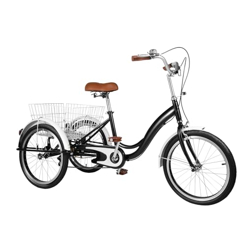 20 Zoll Dreirad für Erwachsene, 3-Rad-Cruiser-Fahrrad, Dreirad-Fahrrad for Erwachsene, Bringen Sie großen Korb mit. Grüne Reise-Sightseeing-Tour-Werkzeuge 20 Zoll Dreirad für Erwachsene, 3-Rad-Cruiser-Fahrrad, Dreirad-Fahrrad for Erwachsene, Bringen Sie großen Korb mit. Grüne Reise-Sightseeing-Tour-Werkzeuge von ARBGO