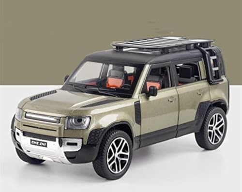 ARCADORA 1/24 Diecast Model Car Pullback Vehicle Toy Collection für Land Rover New Defender 110, Kindergeschenk, mit Licht und Sound ARCADORA 1/24 Diecast Model Car Pullback Vehicle Toy Collection für Land Rover New Defender 110, Kindergeschenk, mit Licht und Sound von ARCADORA