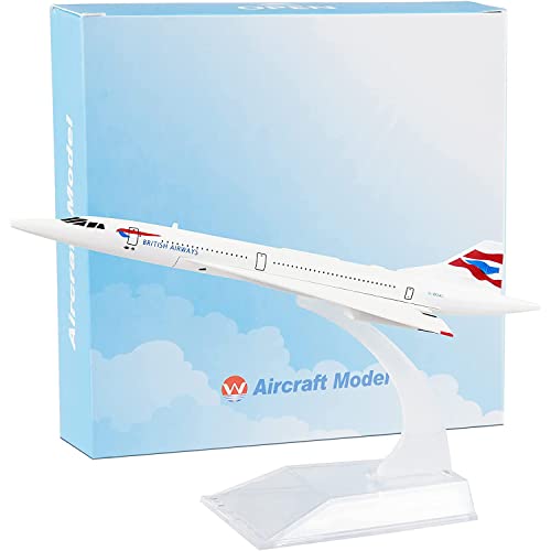 ARCADORA 1/400 Maßstab Britische F-BVFB Concorde Flugzeug Modell Legierung Modell Druckguss Flugzeug Modell für Sammlung von ARCADORA