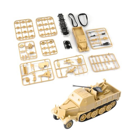 ARCADORA 4D Halbspur Panzerfahrzeug FLAK37 Flugabwehr-Artillerie-Modell 1:72 Simulation Militär DIY Modell Ornamente (zerlegt) ARCADORA 4D Halbspur Panzerfahrzeug FLAK37 Flugabwehr-Artillerie-Modell 1:72 Simulation Militär DIY Modell Ornamente (zerlegt) von ARCADORA