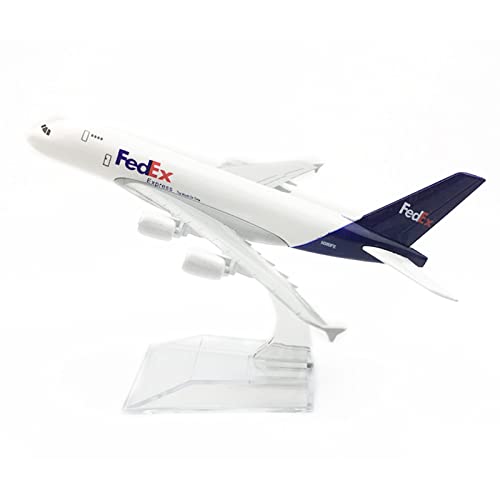 ARCADORA Flugzeug 16 cm Modell für Federal Express A380 1:400 Flugzeug-Kits für Sammlung und Geschenk von ARCADORA