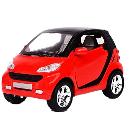 ARCAORA Maßstab 1:32 für Smart Fortwo Modellauto Fahrzeug Pullback Toys Collection Spielzeug, Geschenk für Kinder, mit Sound und Licht von ARCADORA
