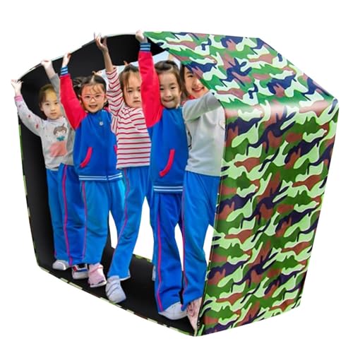ARHEORMUH Field Day Teamwork Game Laufmatte, Schulkindergarten Sporttag Sportklasse Spaß Rennspiele Eltern-Kind-Spiele(Blue,Adult-8M/26FT) von ARHEORMUH