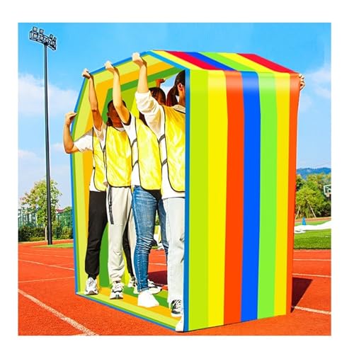 ARHEORMUH Laufmatte for Teambuilding-Spiele, Laufmatten for Field Day-Team-Zusammenarbeitsspiele, Eltern-Kind-Spiele for Erwachsene Und Kinder(Adult-8M/26FT) von ARHEORMUH