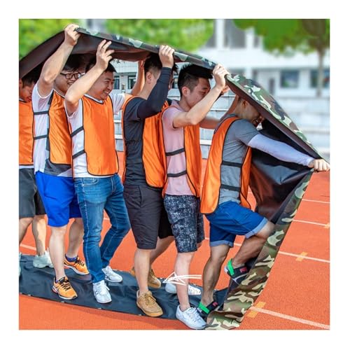 ARHEORMUH Teambuilding-Spiel Auf Der Laufmatte, Outdoor-Aktivitäten for Erwachsene Und Kinder, Feldtagspiele, Lustiges Gruppenwettbewerbsspiel(Adult-20M/26FT) von ARHEORMUH