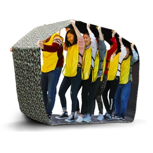 ARHEORMUH Teambuilding-Spiel-Laufmatte, 1 Stück/geeignet for 2–18 Personen, Outdoor-Aktivitäten for Erwachsene Und Kinder, Feldtagspiele(Adult-20M/26FT) von ARHEORMUH