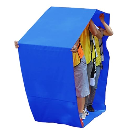 ARHEORMUH Teambuilding-Spiel-Laufmatte, Lustige Sport-Wettkampfspiele for Drinnen Und Draußen, Gruppenaktivitätsspiel for Erwachsene, Kinder Und Jugendliche(Blue,Adult-6M/20FT) von ARHEORMUH