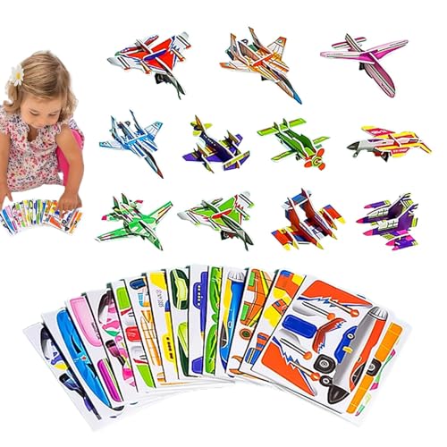 ARIOU 3D-Puzzle-Spielzeug, Kinder-Modell-DIY-Spielzeug, Set Mit 25 Cartoon-Spielzeug-Puzzles, Früherziehungs-Kinderspielzeug, Kinder-Vorkindergarten-Spielzeug, Lernspielzeug Über 3 Jahre Alt Für Kinde von ARIOU