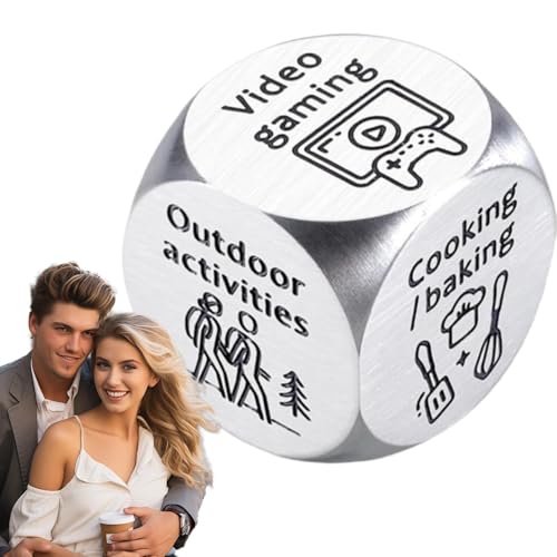 Date Dice Spiel, Datum Nacht Würfel Spiel Paar Kreative Entscheidung Würfel, Lustige Neuheit Spielzeug Ideen Spiel Zubehör für Valentinstag Date Dice Spiel, Datum Nacht Würfel Spiel Paar Kreative Entscheidung Würfel, Lustige Neuheit Spielzeug Ideen Spiel Zubehör für Valentinstag von ARIOU