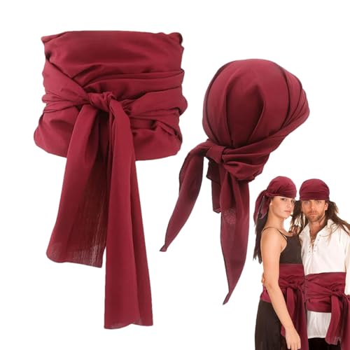 Halloween Piratenkostüm, Piratenhut, Piratenkopftuch - Piratenhut und Bandana Zubehör - Realistischer und weicher Pirat Halloween Piratenkostüm, Piratenhut, Piratenkopftuch - Piratenhut und Bandana Zubehör - Realistischer und weicher Pirat von ARIOU