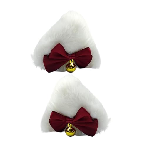 Katzen-Haarspangen für Mädchen – Plüsch-Haarspange, lustige Haarspangen, Katzenohren, niedliche Haarspangen, Tierhaarnadeln mit Schleife und Glocke, Cosplay-Kostüm-Zubehör Katzen-Haarspangen für Mädchen – Plüsch-Haarspange, lustige Haarspangen, Katzenohren, niedliche Haarspangen, Tierhaarnadeln mit Schleife und Glocke, Cosplay-Kostüm-Zubehör von ARIOU