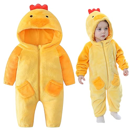 Kinder Huhn Onesie, Kinder Küken Onesie, Gitter Kostüm Todlers, Atmungsaktive Elastische Strampler für Indoor Wear von ARIOU