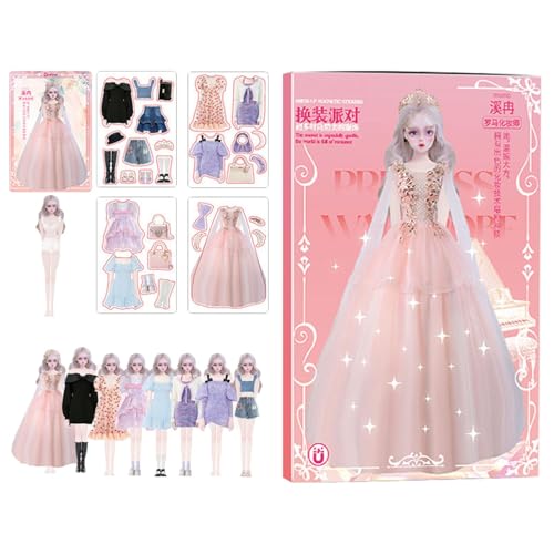 Kleidung und Zubehör für Puppen, Reisespielzeug zum Simulieren und Spielen | Sichere Anziehpuppen | Smooth Dolls Spielzeug für tragbare Nachbildungsspiele für Kinder von 3 bis 12 Jahren Kleidung und Zubehör für Puppen, Reisespielzeug zum Simulieren und Spielen | Sichere Anziehpuppen | Smooth Dolls Spielzeug für tragbare Nachbildungsspiele für Kinder von 3 bis 12 Jahren von ARIOU