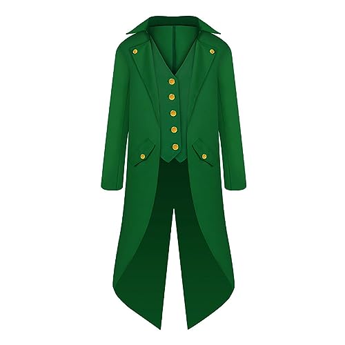 Kostüm für Jungen Piraten Frack Stilvoller Steampunk Mantel für Fotos Vampire Retro Gothic Halloween Smoking Kostüm für Jungen Piraten Frack Stilvoller Steampunk Mantel für Fotos Vampire Retro Gothic Halloween Smoking von ARIOU
