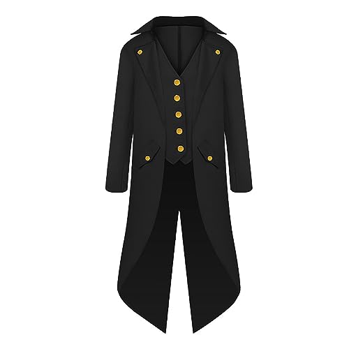 Kostüm für Piraten Frack Stilvoller Steampunk Mantel für Fotos Vampire Retro Gothic Halloween Kostüm für Piraten Frack Stilvoller Steampunk Mantel für Fotos Vampire Retro Gothic Halloween von ARIOU