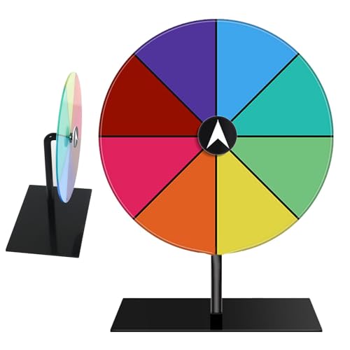 Preisrad | drehbares Preisrad, robustes Preisrad, 8 Schlitze, bearbeitbares Drehrad, Roulette-Spinnrad, Löschmarker-Spinnrad für Preise mit Ständer, Spinner-Rad, bunt Preisrad | drehbares Preisrad, robustes Preisrad, 8 Schlitze, bearbeitbares Drehrad, Roulette-Spinnrad, Löschmarker-Spinnrad für Preise mit Ständer, Spinner-Rad, bunt von ARIOU
