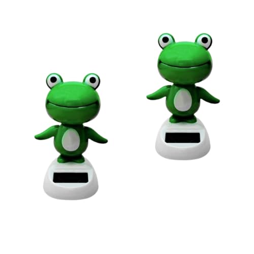 Solar Frosch , 2 Stück, niedlich, animiert für Armaturenbrett, Solar-Tänzer-Frosch, mit Solarenergie, Frosch für Armaturenbrett Solar Frosch , 2 Stück, niedlich, animiert für Armaturenbrett, Solar-Tänzer-Frosch, mit Solarenergie, Frosch für Armaturenbrett von ARIOU