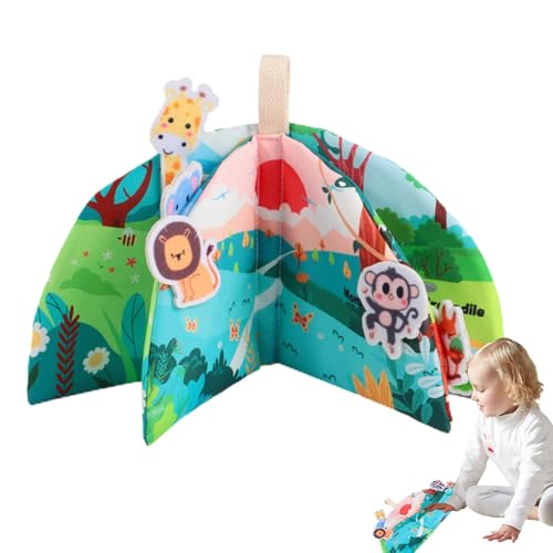 Stoffbücher für Babys, weiches Buch | Stoffbücher für Kleinkinder | Babysichere Stoffbücher, Knitter- und quietschendes Stoffbuch für Früherziehung für Kinder von 6 bis Stoffbücher für Babys, weiches Buch | Stoffbücher für Kleinkinder | Babysichere Stoffbücher, Knitter- und quietschendes Stoffbuch für Früherziehung für Kinder von 6 bis von ARIOU