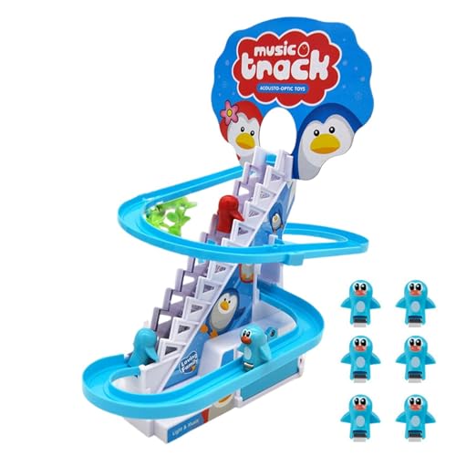 Treppensteiger-Rennstrecke, Treppen-Schiebe-Rennbahn-Spielzeug, Tierklettertreppen-Spielzeug für Geburtstag, Schulanfang, Halloween, Weihnachten Treppensteiger-Rennstrecke, Treppen-Schiebe-Rennbahn-Spielzeug, Tierklettertreppen-Spielzeug für Geburtstag, Schulanfang, Halloween, Weihnachten von ARIOU