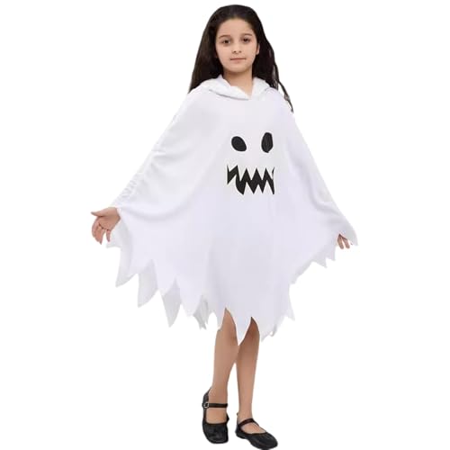 Uni Kid Ghost Kostüm | Ghost Cost-Kostüm Langanhaltendes Geisterkleid - Mädchen-Kostüm Gruseliges Kleid für Kinder 3 bis 12 Jahre alt Uni Kid Ghost Kostüm | Ghost Cost-Kostüm Langanhaltendes Geisterkleid - Mädchen-Kostüm Gruseliges Kleid für Kinder 3 bis 12 Jahre alt von ARIOU